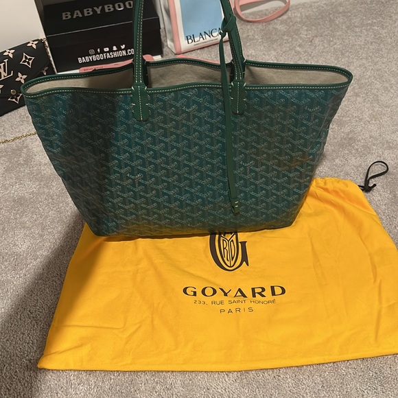 Goyard Green Tote Bag - Picture 4 of 10